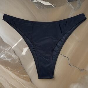 New Small‎ Black High Cut Bikini Swim Bottoms Booty Brazillian Cheeky Swimsuit